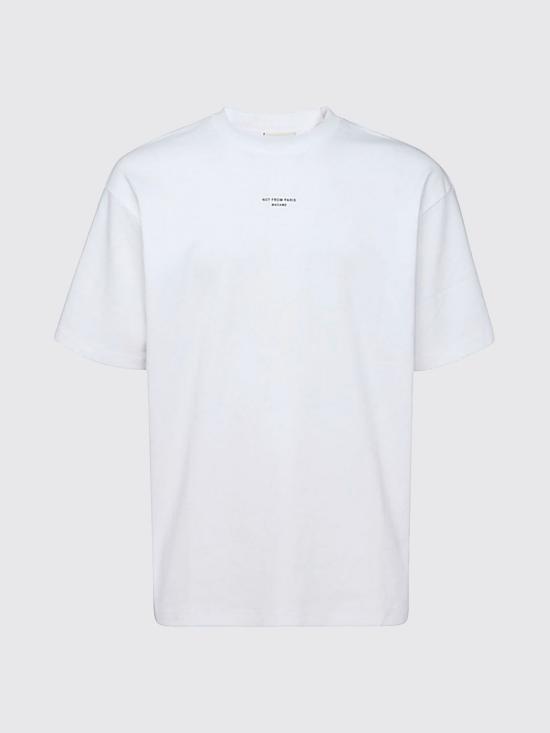 26FW 드롤드무슈 반팔 티셔츠 TS202CO002O PW White - DROLE DE MONSIEUR