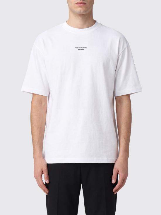 26FW 드롤드무슈 반팔 티셔츠 TS202CO002O PW White