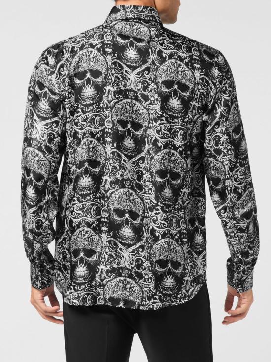 26SS 필립 플레인 셔츠 AAECMRP2519PTE104N 02 Black - PHILIPP PLEIN