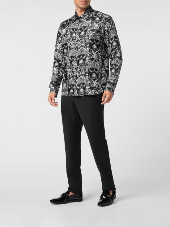 26SS 필립 플레인 셔츠 AAECMRP2519PTE104N 02 Black - PHILIPP PLEIN