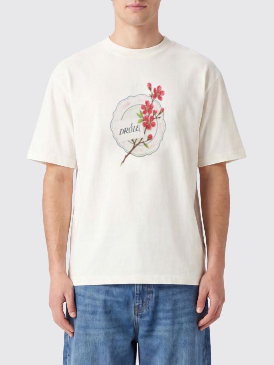 26FW 드롤드무슈 반팔 티셔츠 LTS329CO248 OW White