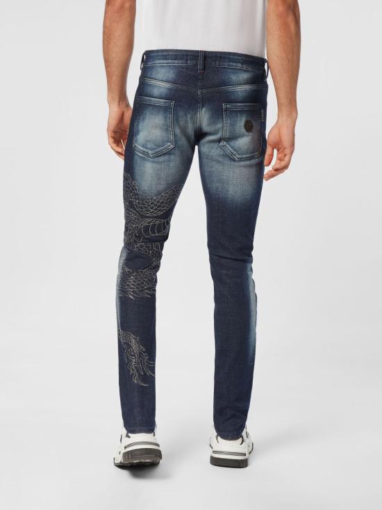 26FW 필립 플레인 데님 팬츠 AADCMDT3905PDE004N 10GI Grey - PHILIPP PLEIN