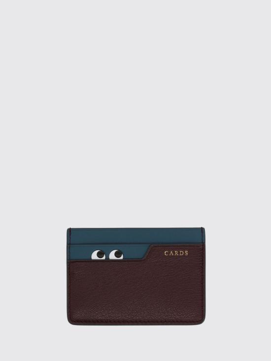 26SS 안야힌드마치 카드지갑 204897 CLARET Brown