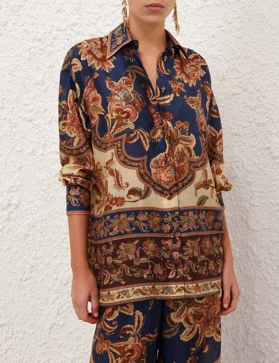 26FW 짐머만 셔츠 8278TSS261 NJCO Blu - ZIMMERMANN