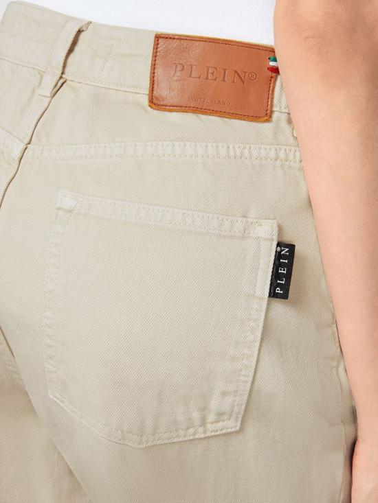  필립 플레인 데님 팬츠 FAACWDT1689PDE004N 06BT Beige - PHILIPP PLEIN