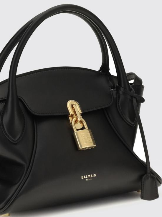 26FW 발망 토트백 HN1DA067LTEX 0PA Black - BALMAIN