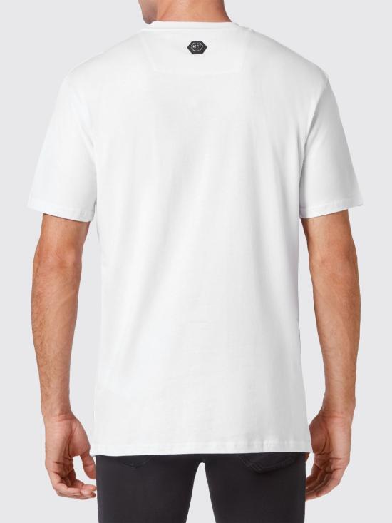 26SS 필립 플레인 반팔 티셔츠 LABCMTK4263PJY002N 0102 White - PHILIPP PLEIN
