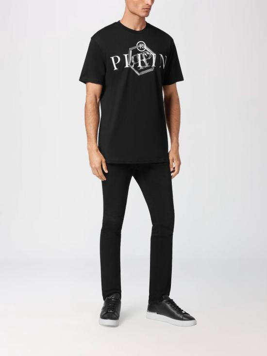 26SS 필립 플레인 반팔 티셔츠 UADCMTK7966PJY002N 02 Black - PHILIPP PLEIN