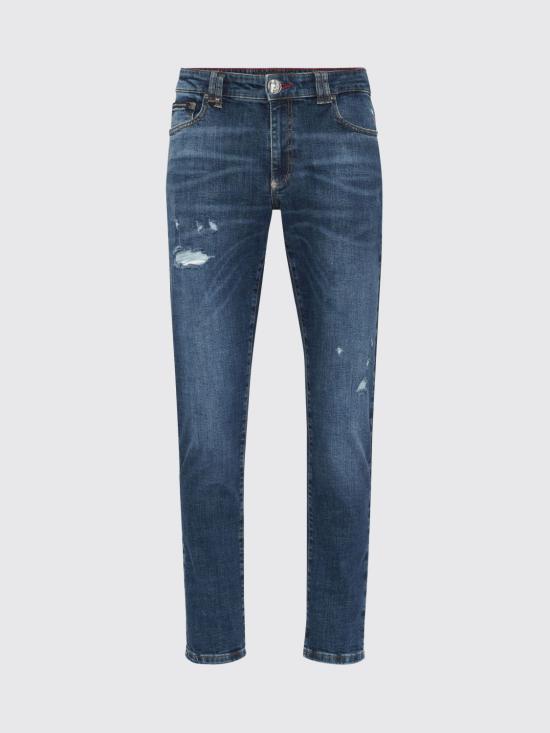 26SS 필립 플레인 데님 팬츠 UAECMDT4246PDE004N 14DB Blue 1 - PHILIPP PLEIN