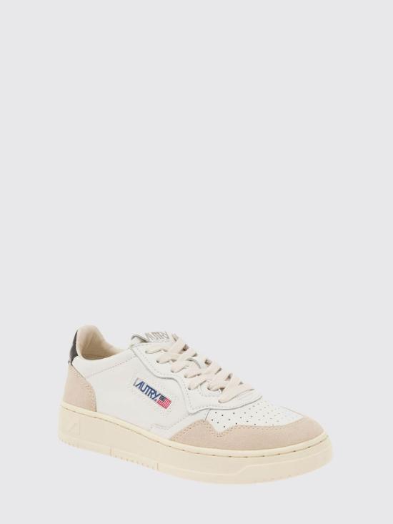 26FW 오트리 메달리스트 로우 레더 스니커즈 AULW LS21 Beige