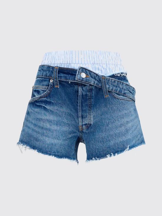 26FW 알렉산더 왕 숏팬츠 4DC3264124 400C Blue - ALEXANDER WANG