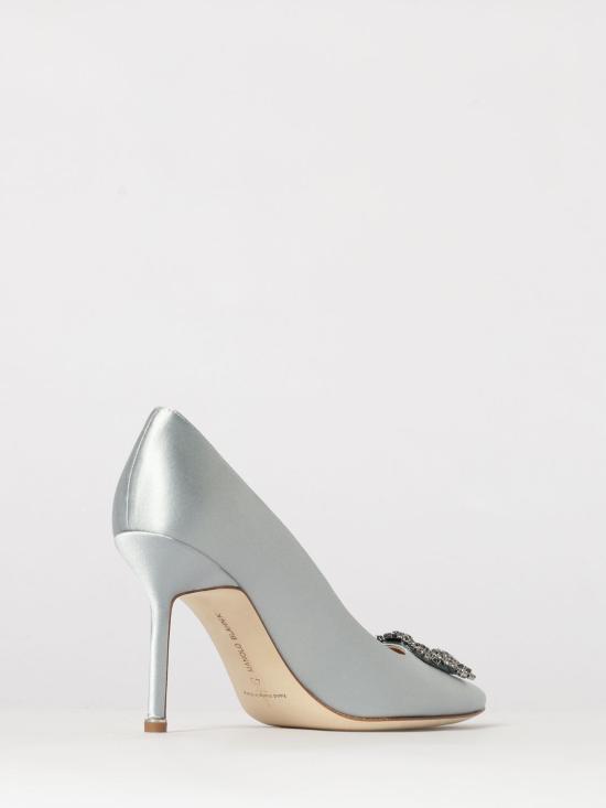 26SS 마놀로 블라닉 힐/펌프스 9XX06630063 4232 Gnawed Blue - MANOLO BLAHNIK