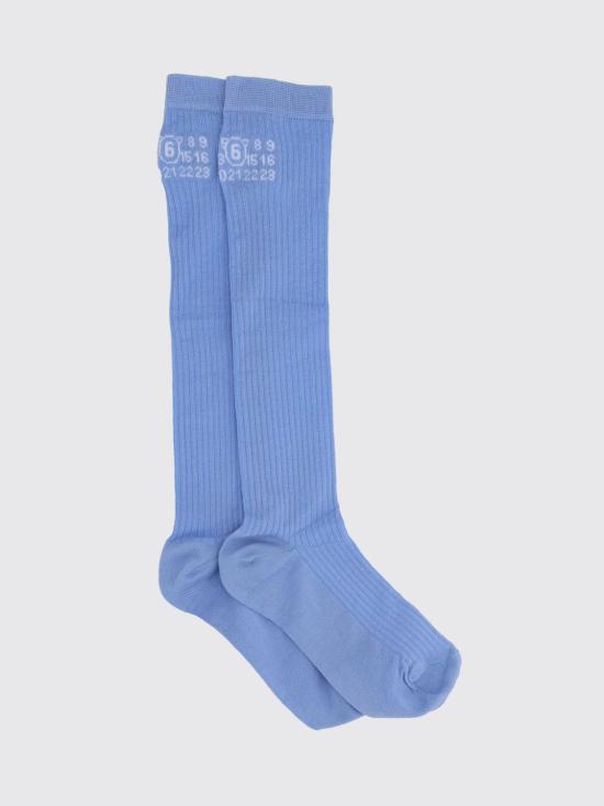 26SS MM6 메종마르지엘라 양말 S62TL0049M13278 512 Gnawed Blue