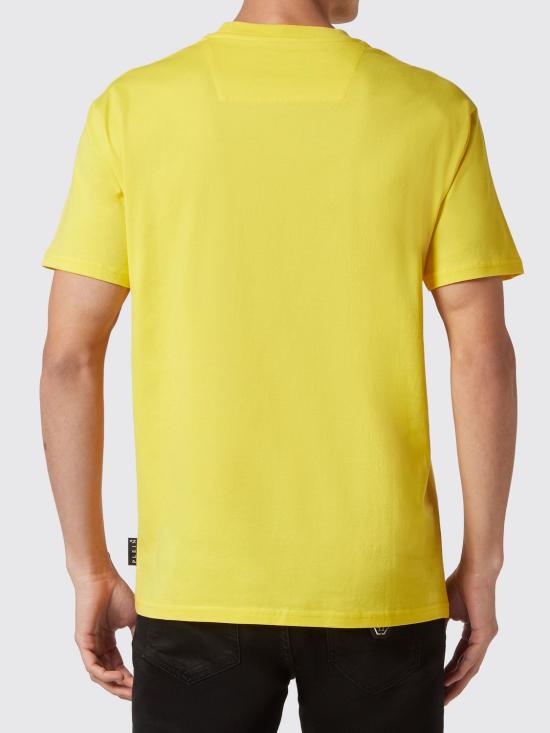 25FW 필립 플레인 반팔 티셔츠 FACCMTK6188PJY002N 09 Yellow - PHILIPP PLEIN