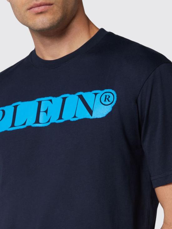 26SS 필립 플레인 반팔 티셔츠 LABCMTK5199PJY002N 24 Blue - PHILIPP PLEIN