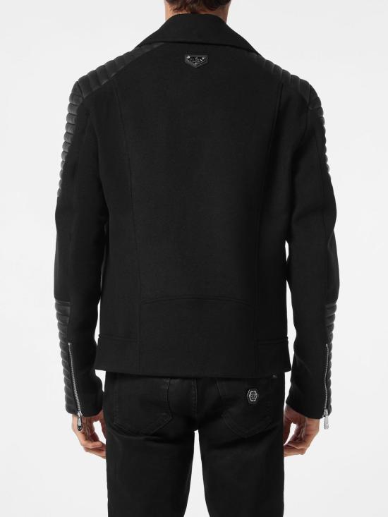 26SS 필립 플레인 바이커 자켓 UAECMRB2970PLE131N 02 Black - PHILIPP PLEIN