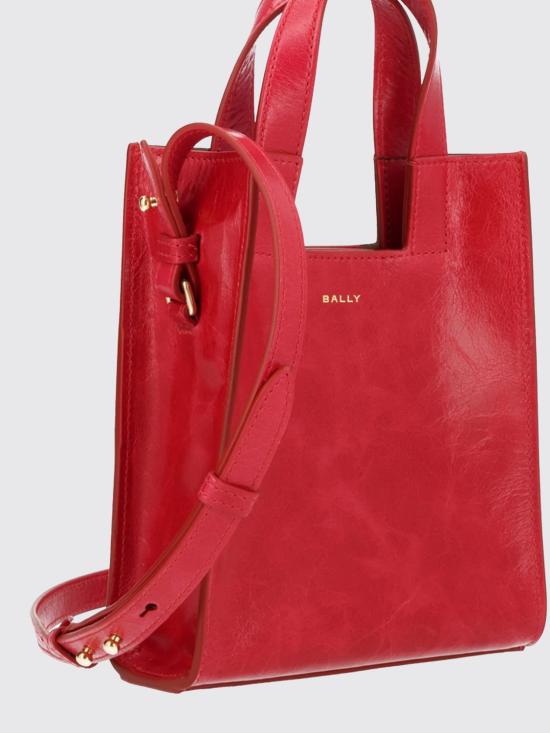 26SS 발리 이지 발리 스몰 토트백 WAM04MVT748 U3B9O Red - BALLY