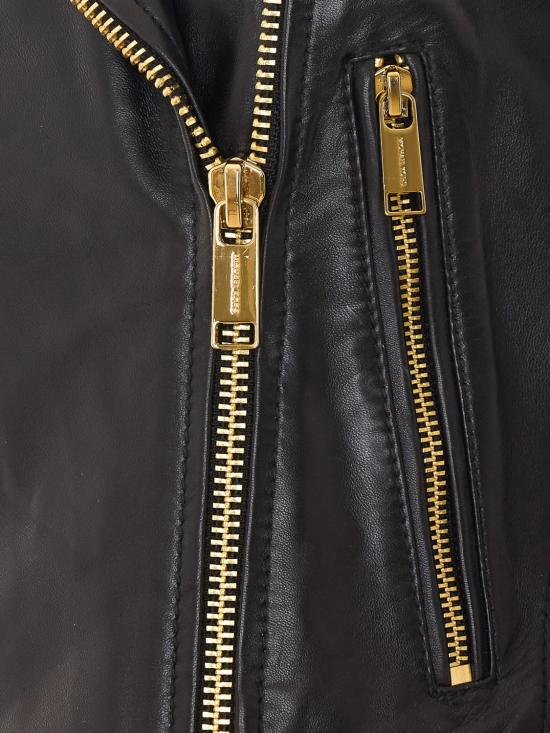 26FW 마이클 코어스 바이커 자켓 MT520IE8RK 001 Black - MICHAEL KORS