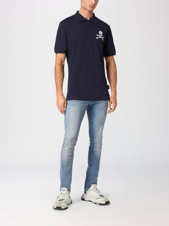 26SS 필립 플레인 폴로 티셔츠 UADCMTK7983PTE003N 14 Blue - PHILIPP PLEIN