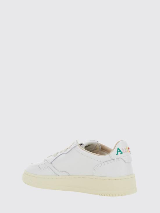 26FW 오트리 메달리스트 로우 레더 스니커즈 AULW BG01 White - AUTRY