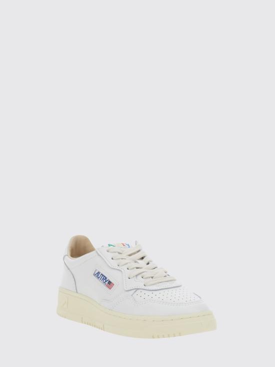 26FW 오트리 메달리스트 로우 레더 스니커즈 AULW BG01 White - AUTRY