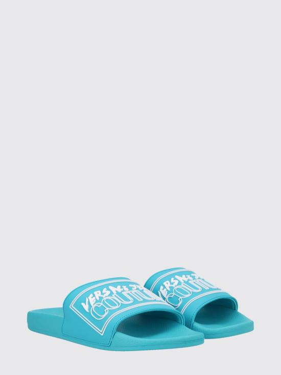 26SS 베르사체 뮬/슬리퍼 80YA3SQ3ZSC22 203 Gnawed Blue - VERSACE