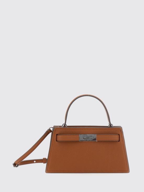 26FW 토리버치 리 라지윌 미니 탑 핸들백 175603 200 Brown