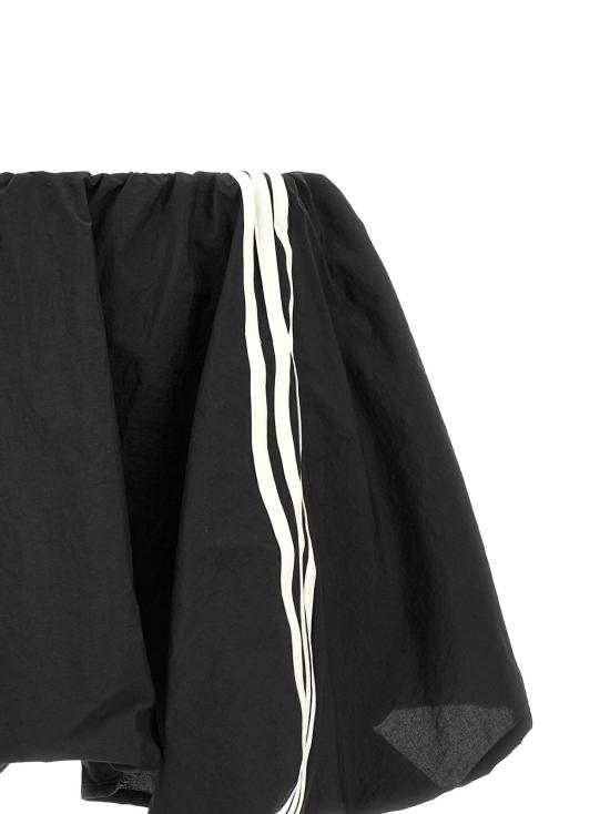  와이쓰리 롱 스커트 Y 3 폴리아미드  블랙 - Y-3