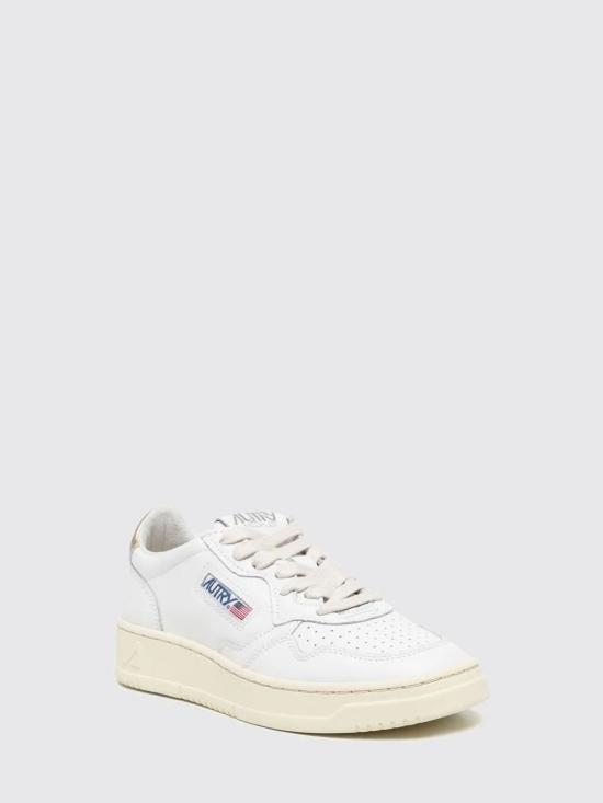 26FW 오트리 메달리스트 로우 레더 스니커즈 AULW LL06 White 1 - AUTRY
