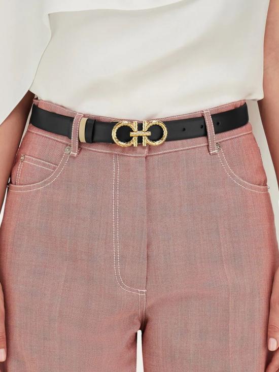 26SS 살바토레 페라가모 레귤러 벨트 230359 780425 001 Black - SALVATORE FERRAGAMO