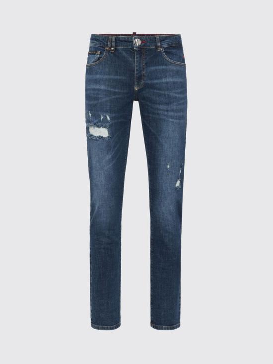 26SS 필립 플레인 데님 팬츠 UAECMDT4245PDE004N 14DB Blue 1 - PHILIPP PLEIN