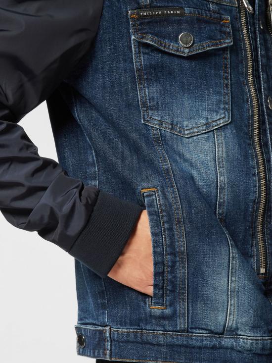 26SS 필립 플레인 데님 자켓 UAECMDB0676PDE004N 09GD Denim - PHILIPP PLEIN