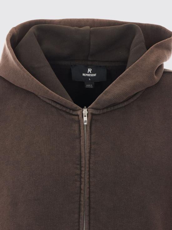 26FW 리프레젠트 후드 티셔츠 INM100022 17 Brown - REPRESENT