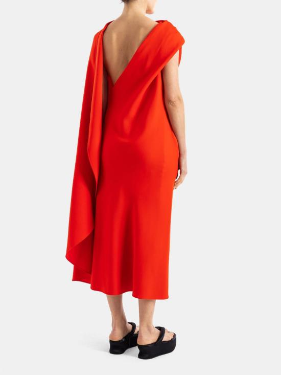 26SS 발렌시아가 롱 원피스 872272TUN34 3941 Red - BALENCIAGA
