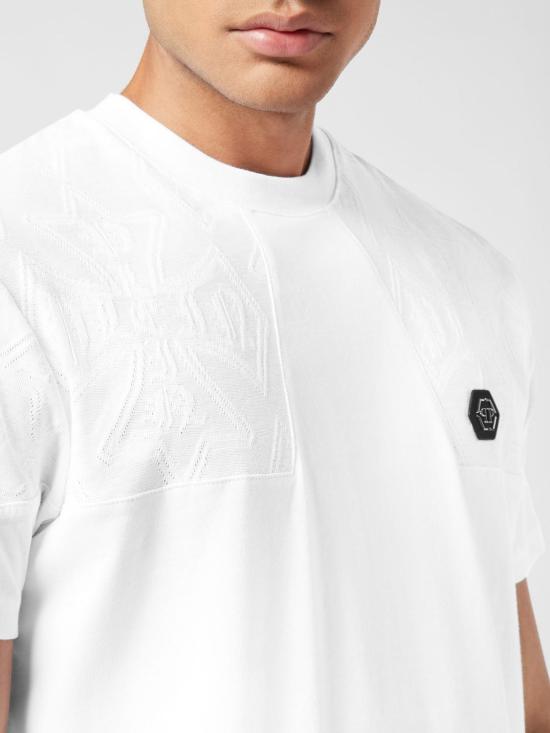 26SS 필립 플레인 반팔 티셔츠 AAECMTK8673PJY002N 01 White - PHILIPP PLEIN
