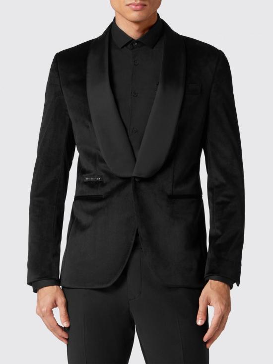 26SS 필립 플레인 수트 자켓 LABCMRF1343PTE003N 02 Black
