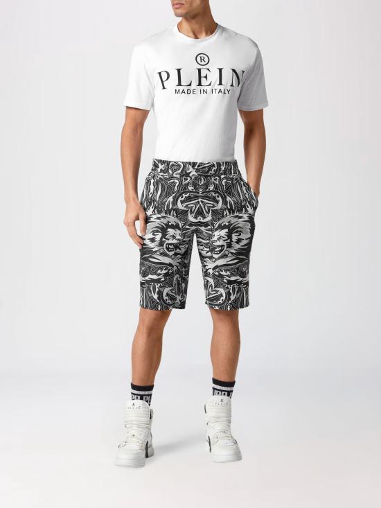 26SS 필립 플레인 숏팬츠 PADCMRT1406PTE028N 02 Black - PHILIPP PLEIN