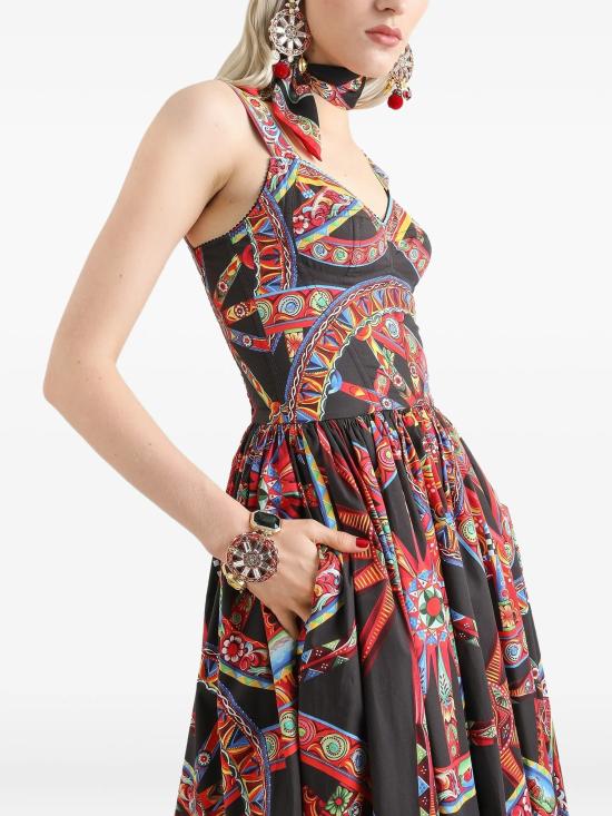 26FW 돌체앤가바나 미디 원피스 F6TTHTGDDTF S9000 Multicolor - DOLCE & GABBANA