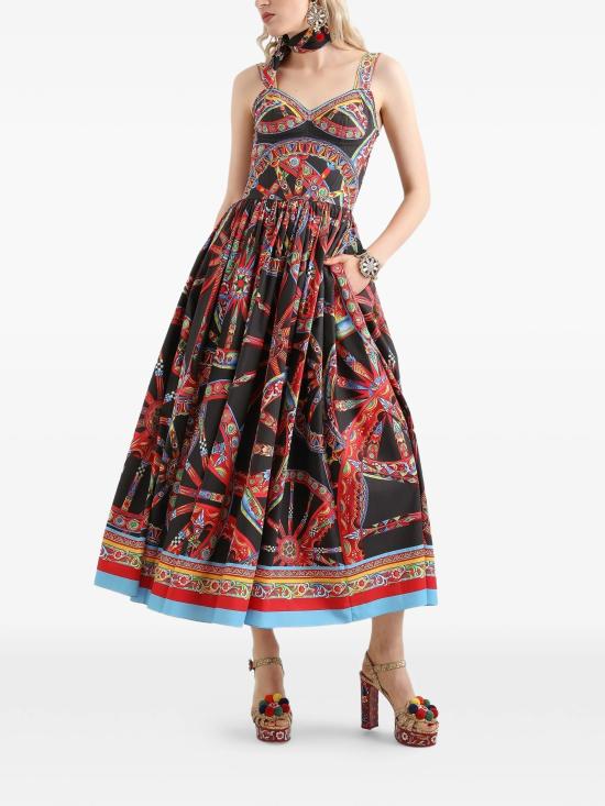 26FW 돌체앤가바나 미디 원피스 F6TTHTGDDTF S9000 Multicolor - DOLCE & GABBANA