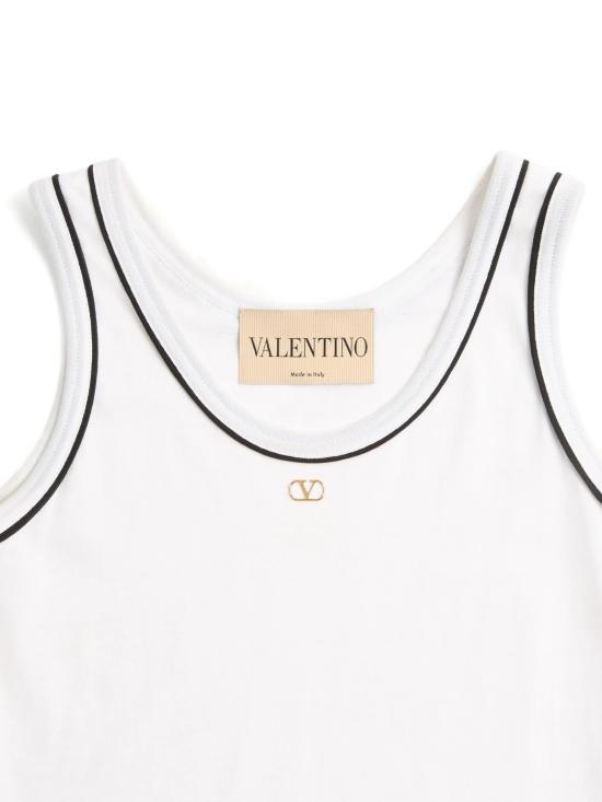 26FW 발렌티노 가라바니 블라우스 9B3MC02QAA5 A01 Bianco - VALENTINO GARAVANI
