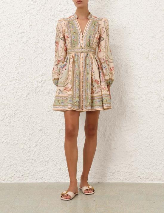 26FW 짐머만 미디 원피스 0932DSS264 SATF Multicolor - ZIMMERMANN