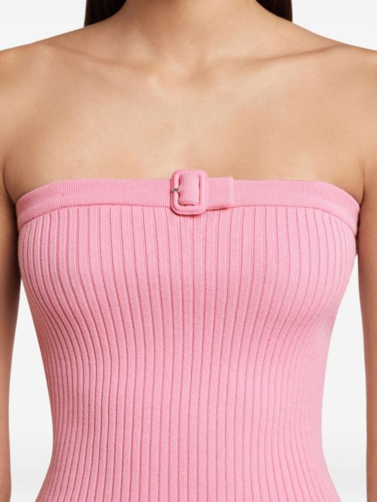 26SS 쿠레쥬 민소매 티셔츠 126MDE156FI0001 5023 Pink - COURREGES