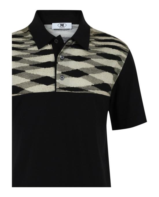  엠 미쏘니 폴로 티셔츠 S23U209 BJ00LP S91OL 00033 S Black - M MISSONI