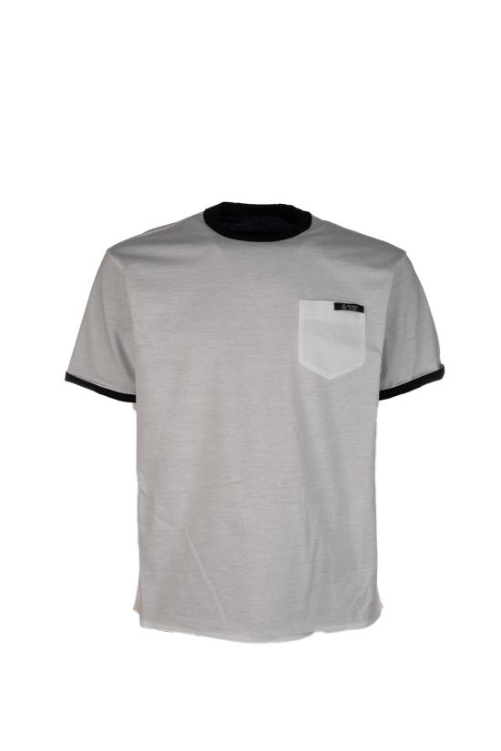 26SS 프라다 리버시블 코튼 티셔츠 UJN9601801 F057G BIANCO NAVY