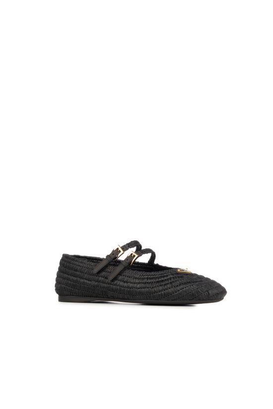 26SS 프라다 플랫 슈즈 1F927NF0052ACS F0002 Nero - PRADA