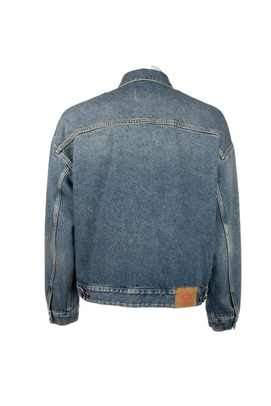 26SS 프라다 데님 자켓 GEB29419M7 F0008 Blu - PRADA