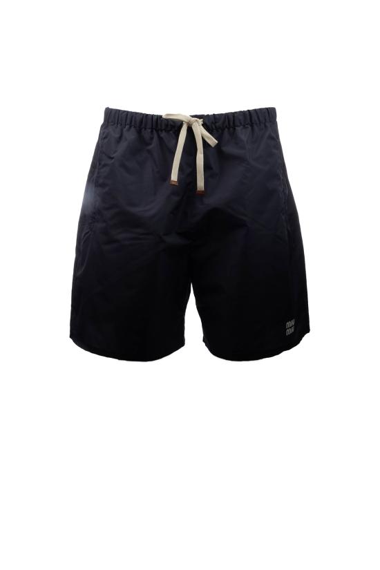 26FW 미우미우 숏팬츠 MP2027121L F0008 BLEU