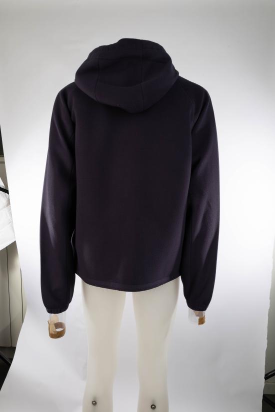 26SS 프라다 후드 테크니컬 패브릭 블루종 자켓 SGD07218XO F0124 NAVY - PRADA