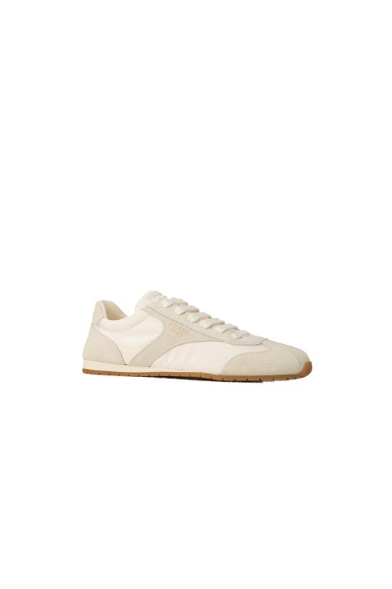 26SS 프라다 스웨이드 스니커즈 1E152OFD020D7C F0009 Bianco - PRADA