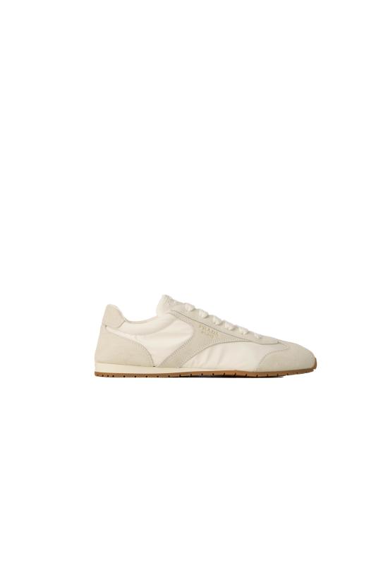 26SS 프라다 스웨이드 스니커즈 1E152OFD020D7C F0009 Bianco